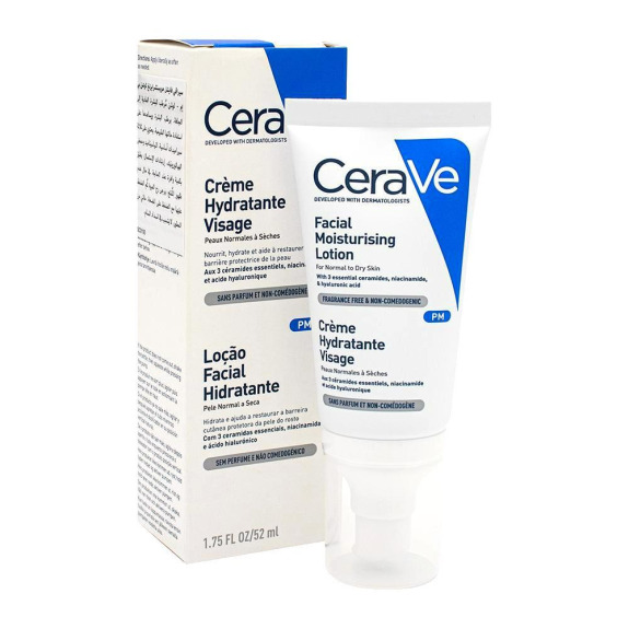 CeraVe PM Facial Moisturizing Lotion (52 ml)