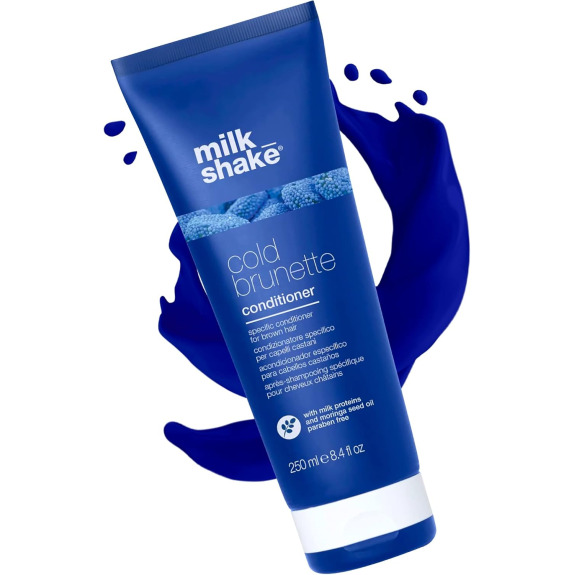Milkshake Cold Brunette Blue Conditioner Brunettes Special Blue Pigments Light Brown Or