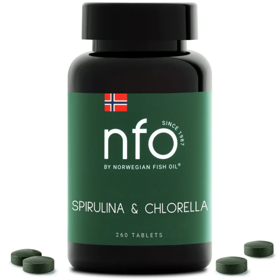 Nfo Spirulina Chlorella 260 Tablets