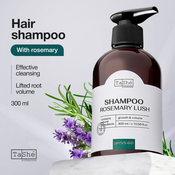 Tashe Professional Rosemar Hair Growth Shampoo Enriched Biotin Cleanses Strengthens Hair